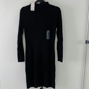 Last Chance Before Donating Uniqlo Mock Neck Knit Ribbed Dress